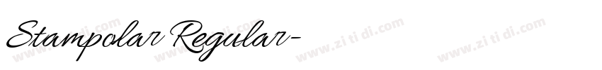 Stampolar Regular字体转换 Stampolar Regular字体转换